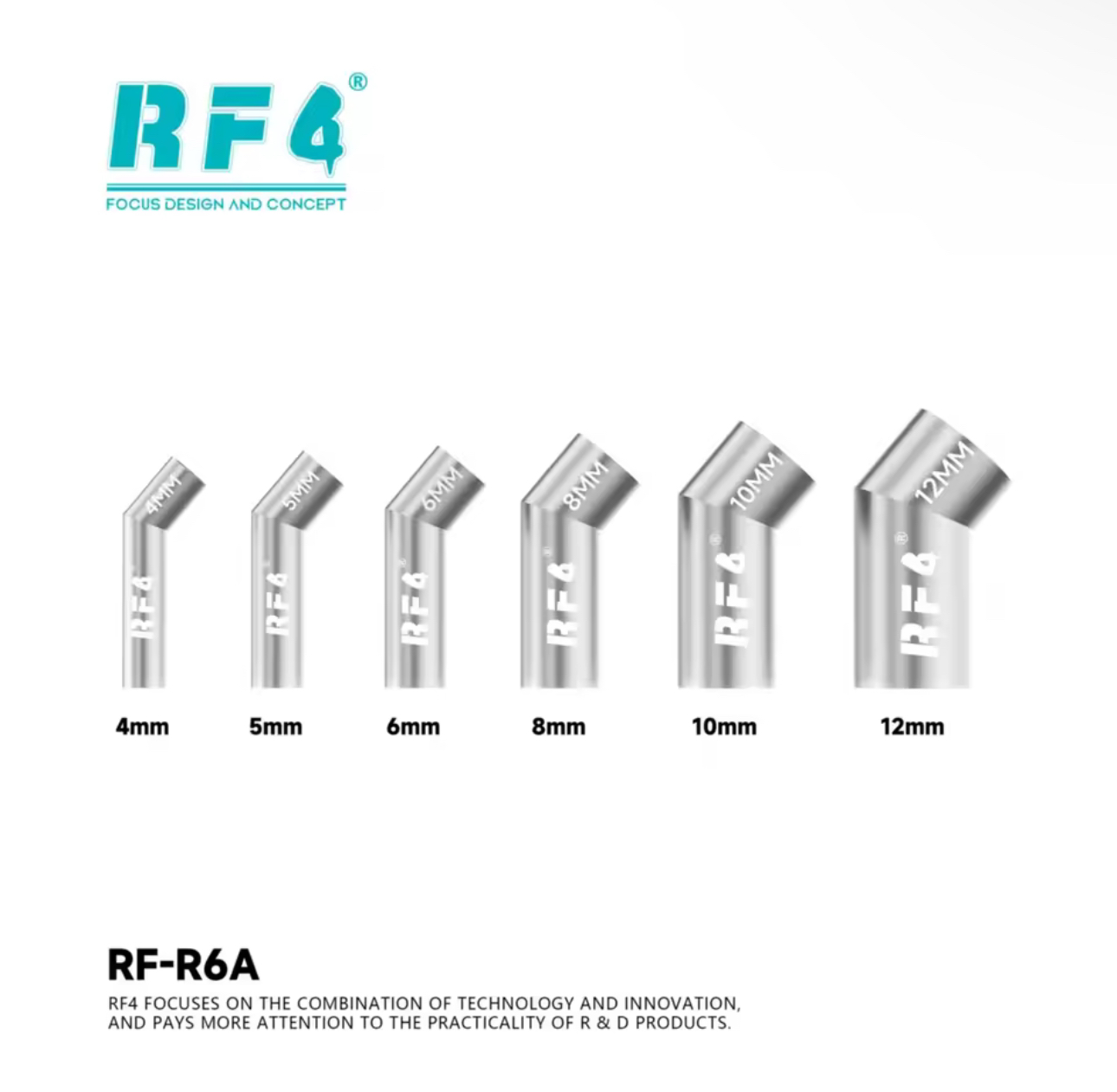 RF4 RF-R6A/B 6 in 1 Diagonal A - Hot Air Rework Station 861Dw 评论和价格