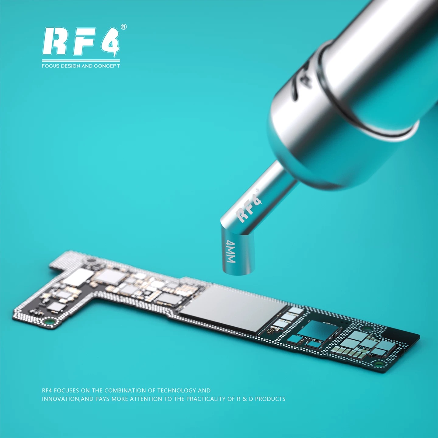 RF4 RF-R6A/B 6 in 1 Diagonal A - Hot Air Rework Station 861Dw 评论和价格