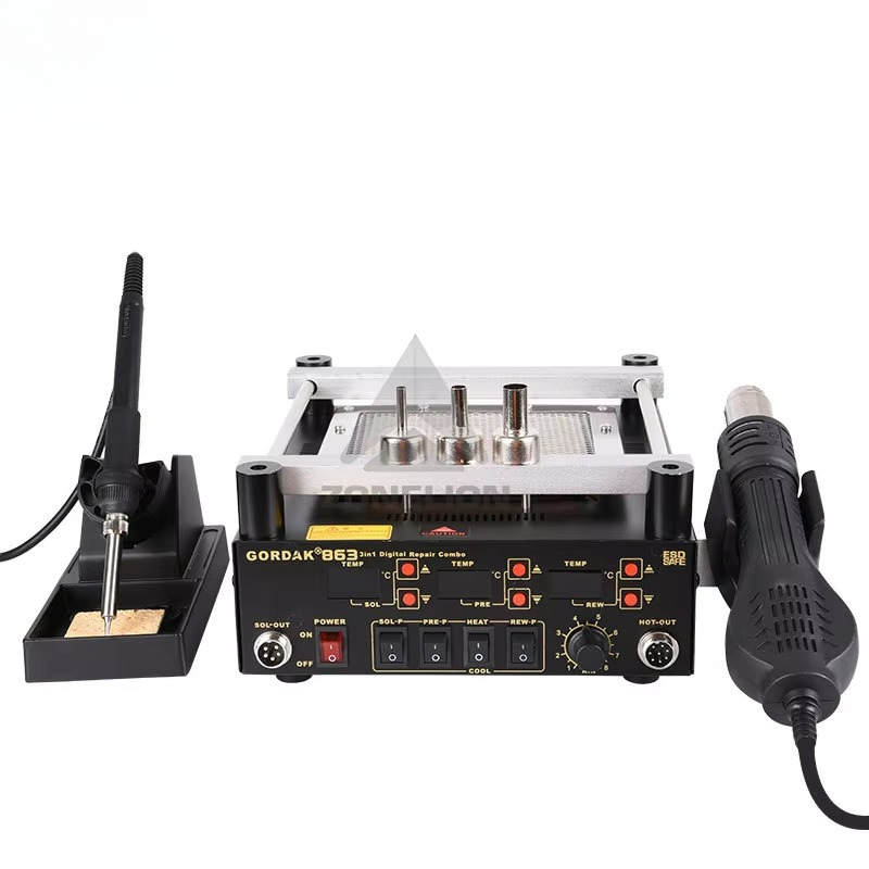 3 In 1 Digital Hot Air Heat Gu - Infrared Bga Rework Station 评论和价格