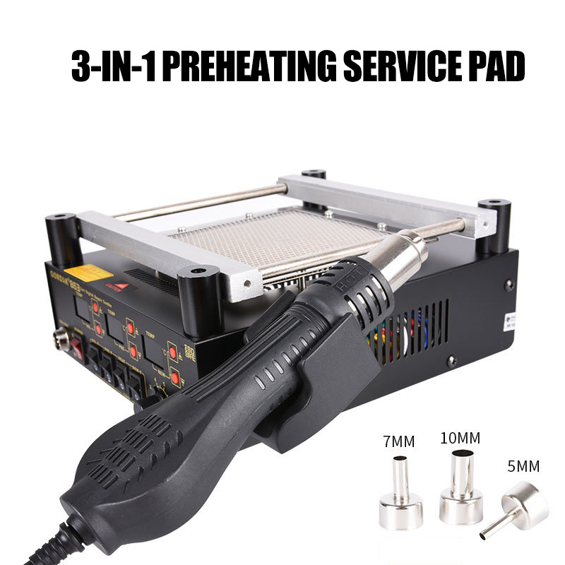 3 In 1 Digital Hot Air Heat Gu - Infrared Bga Rework Station 评论和价格
