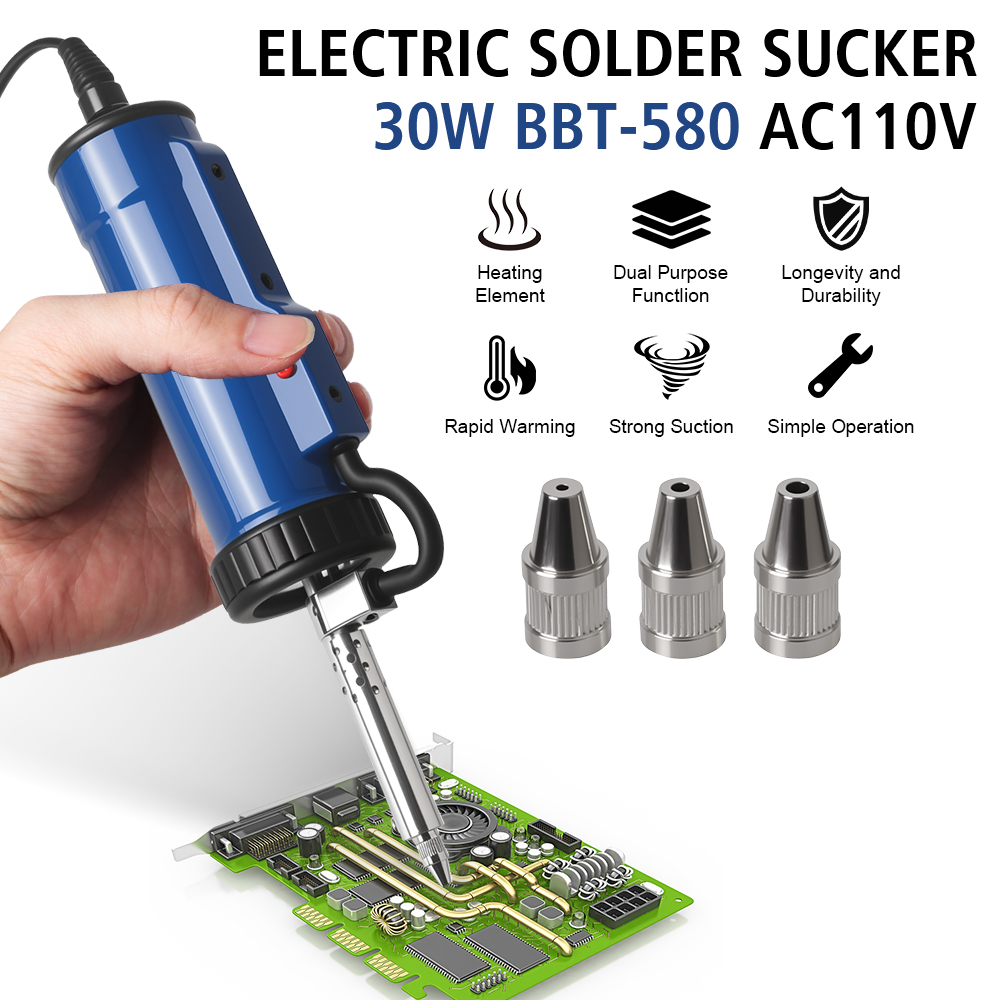 New Desoldering Machine Tin Su - Desoldering Pump Electric Vacuum Station 评论和价格