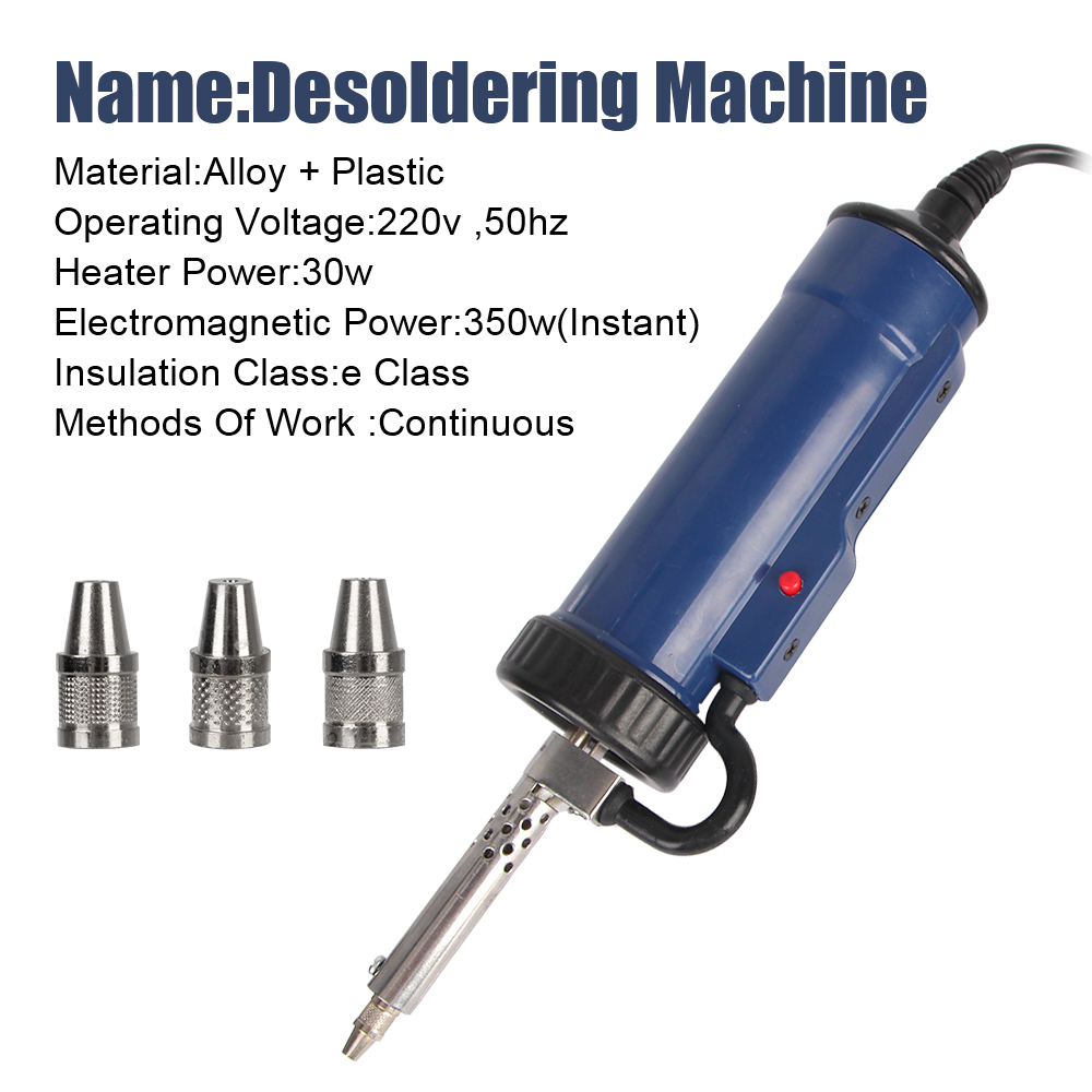 New Desoldering Machine Tin Su - Desoldering Pump Electric Vacuum Station 评论和价格